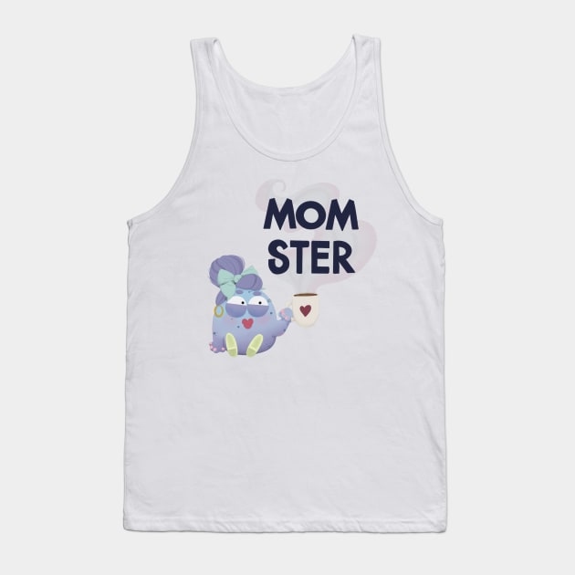 Momster Tank Top by JCW Illustrates